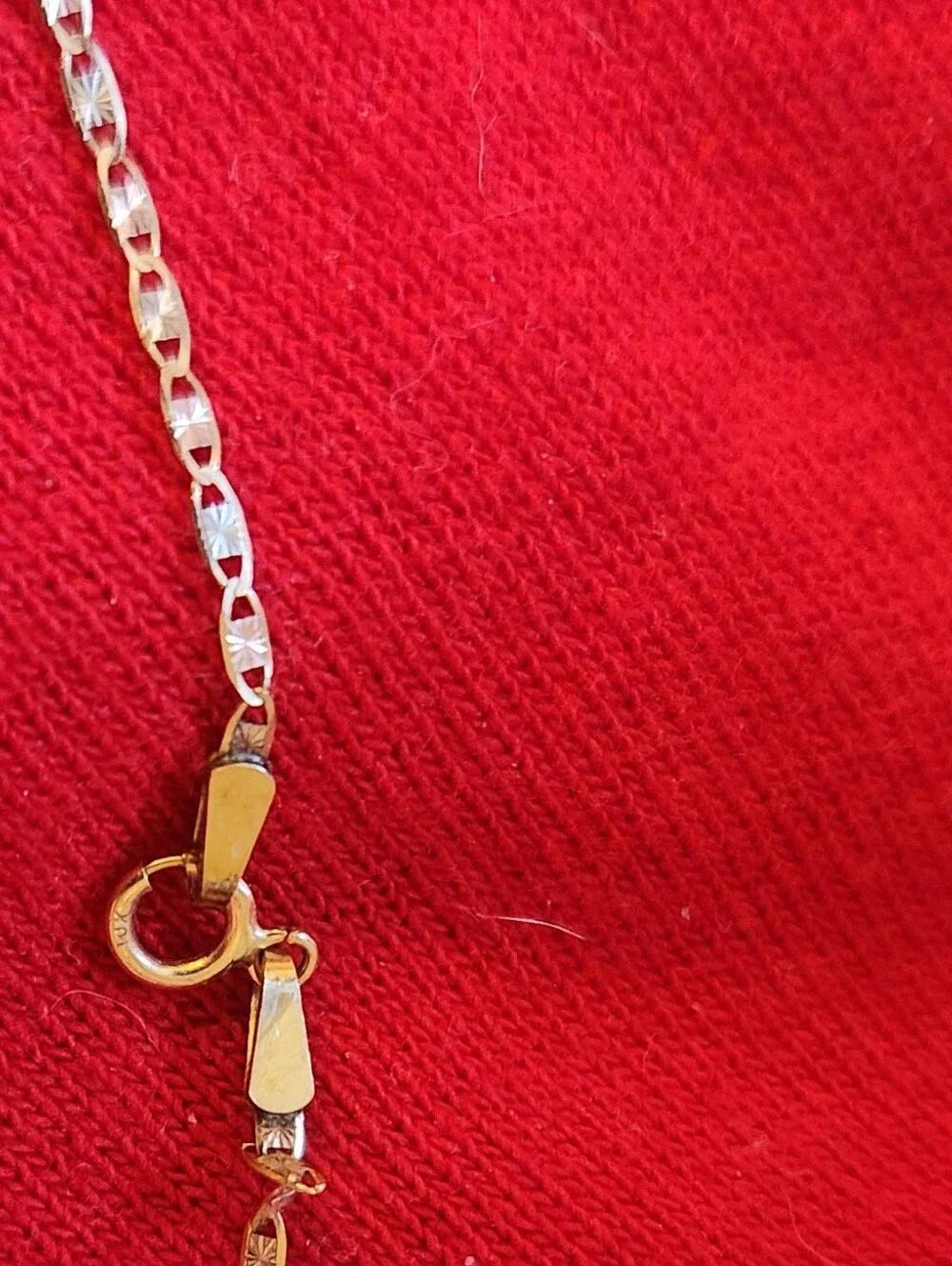 10 Karat Real Rose Gold Dainty 18" Chain *BROKEN* in one place! - Picture 6 of 13